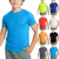 thumbnail image 5 of Fancifize Boys Athletic Tshirts Summer Dry Fit Crewneck Short Sleeve Tees Kids Casual Loose Tops 3-14 Years, 5 of 6