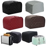 AUQ 2026 New Toaster Cover,Quilted Toaster Cover 4 Slice,Kitchen Small Appliance Covers,Toaster Cover Fits for Most Standard 4 Slice Toasters,Universal Size Microwave Oven Dustproof Cover