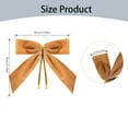 thumbnail image 3 of 24pcs Pre Tied Bows Velvet Ribbon Bows Classic Christmas Tree Hanging Decorations DIY Wreath Gift Bows, 3 of 9