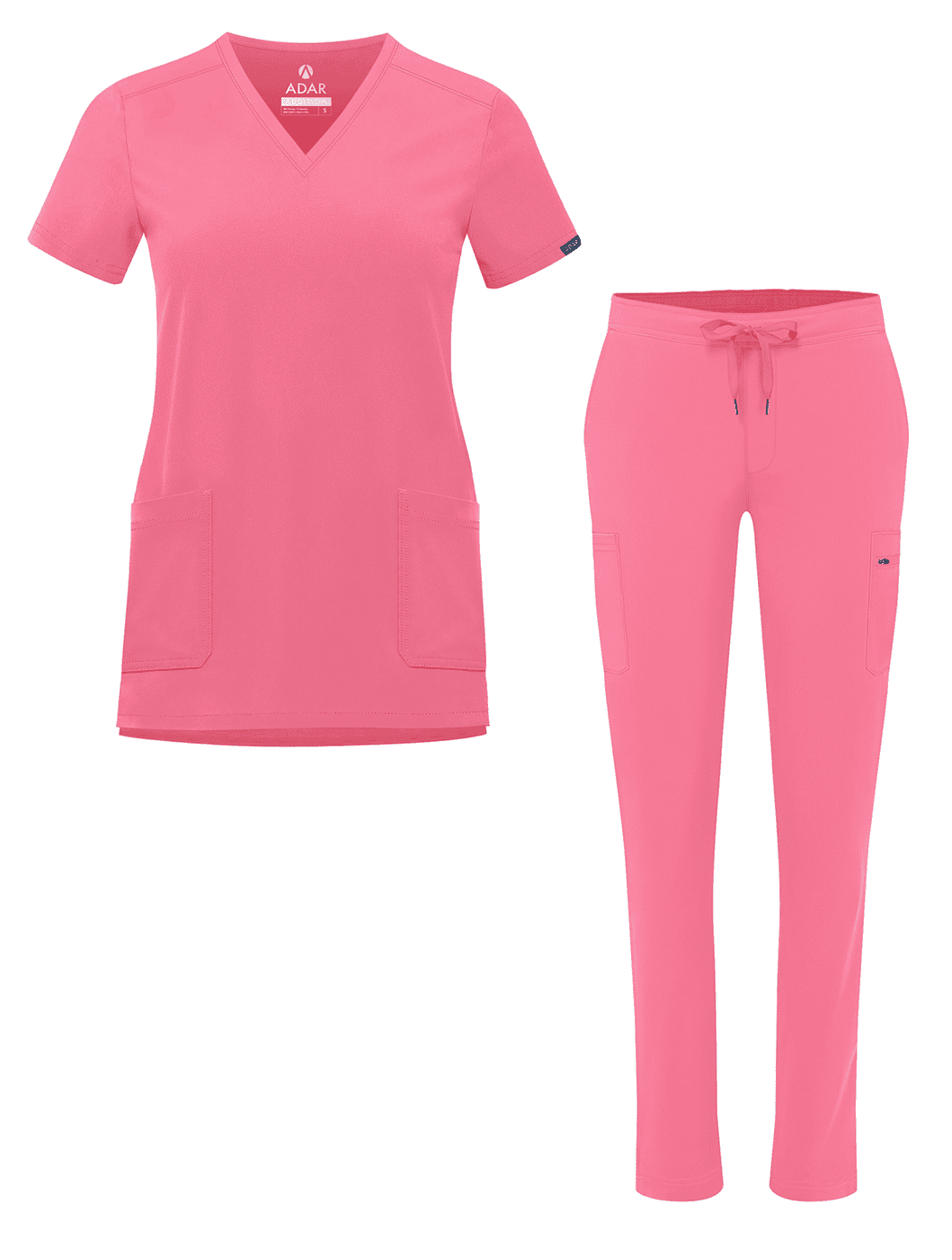 Photo 1 of Adar Addition Go-Basic Scrub Set For Women - Slim V-Neck Scrub Top Skinny Cargo Scrub Pants
SIZE XL 