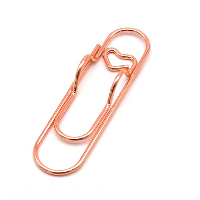 Pince à Stylo en Forme de Cœur en Métal Multifonctionnelle Pince à Papier Portable Pince à Stylo pour Ordinateur Portable Pince à Stylo Mignonne pour Ordinateur Portable Pince à Anneau pour Livre Portable
