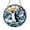 Acrylic 3.5 Inch, variant on Penguin Stained Glass Suncatcher Window Hanging Decor, Colorful Arctic Penguin Art Glass Panel with Snowflakes, Winter Wonderland Design Decorative Window Ornament for Nature Home Gift