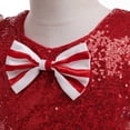 thumbnail image 3 of Girls Sequin Party Dress Christmas Party Ball Gown 3-9Years, 3 of 7