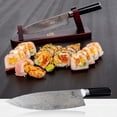thumbnail image 4 of Deco Chef Professional Chef Knife 8-inch Damascus High Carbon Steel - 67 Layers AUS-10 Razor Sharp Japanese Quality with Full Tang Ergonomic Handle, Sharpening Guide Included, 4 of 11