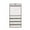 White, variant on PATLOLLAV Hanging Jewelry Organizer Storage Roll with Hanger Metal Hooks 48 Jewelry Bags Double-Sided Jewelry Holder for Earrings, Necklaces, Rings on Closet, Wall, Door, 1 piece