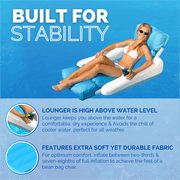 SWIMLINE ORIGINAL Sunchaser SunSoft Luxury Lounger Chair Pool Float | Molded Frame & Pontoon Design | Pool Floats Adult | Pool Lounger | Pool Accessories | Pool Chairs and Lounges For In Pool