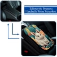 thumbnail image 5 of Animal Soft Comfortable Furry Printed Car Armrest Cover 12.5x8.2 Inch - Car Armrest Mat, 5 of 6