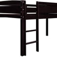 thumbnail image 5 of Harper & Bright Designs Twin Wood Loft Bed Low for Boys Girls with Ladder, Natural, 5 of 6