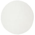 thumbnail image 2 of SAFAVIEH August Carlene Solid Plush Shag Area Rug, White, 6'7" x 6'7" Round - Modern Design, White, Non-Shedding & Easy Cleaning, Ultra Plush Thick Pile, Ideal for Living Room, Bedroom, 2 of 9