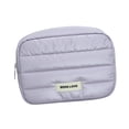 thumbnail image 3 of Neceser de almacenamiento para baño, neceser de maquillaje, multifuncional, elegante, organizador de viaje, para mujer, para artículos de tocador. Púrpura, 3 of 9