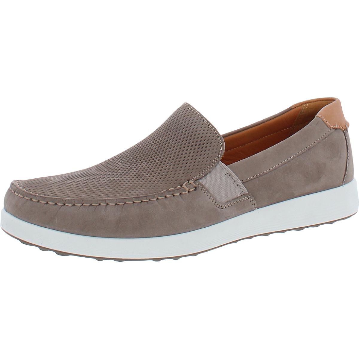 ECCO Mens Lite Moc Leather Slip On Loafers Gray 42 - Walmart.com display picture 2