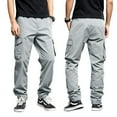 thumbnail image 2 of Tactical Cargo Pants for Men 2025 Outdoor Elastic Waist Drawstring Casual Work Pants with Pockets Mens Trousers, 2 of 7
