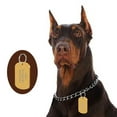 thumbnail image 4 of Beirui Personalised Dog Tag Stainless Steel Pet Dog ID Name Tags Free Engraved Plate, 4 of 9