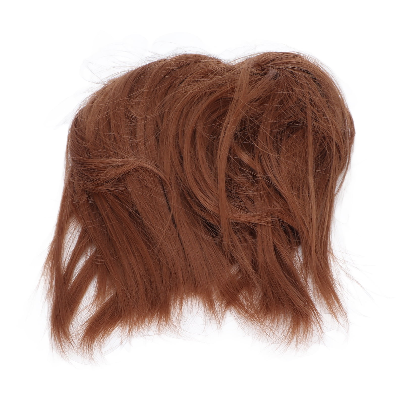 Image of Ponytail with tendrils messy updo for short hair