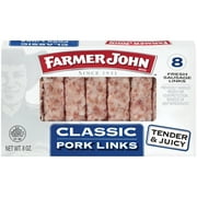 Angle View: Farmer John Classic Pork Links, 8 oz