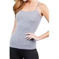 thumbnail image 2 of Women's Cropped Cami Tank with Adjustable Spaghetti Straps 2-Pack, 2 of 4