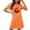 Orange, variant on Womens Halloween Shirts Short Sleeve Casual Fashion for All Seasons