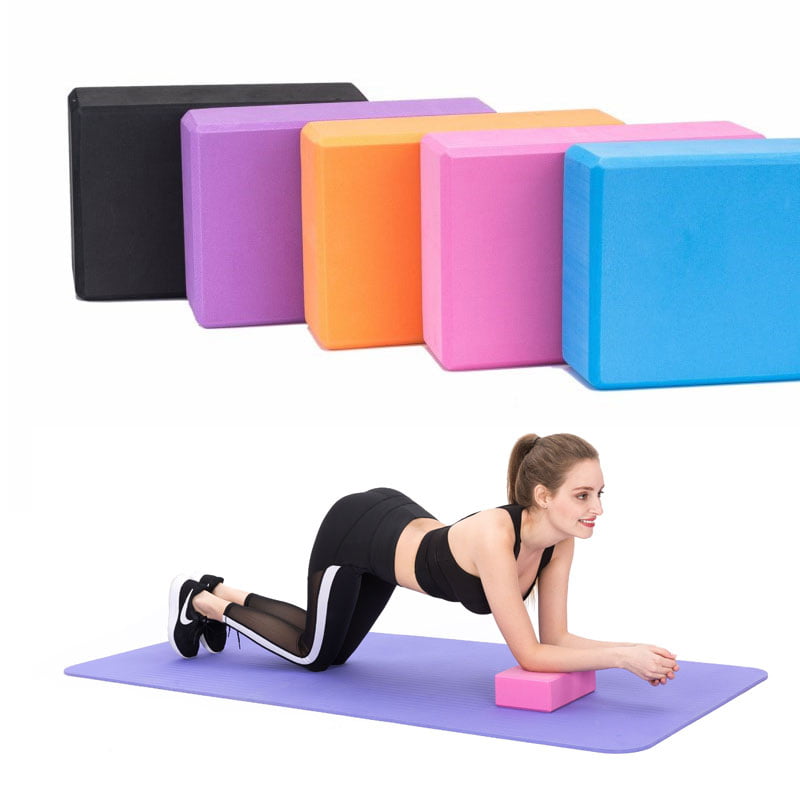 Yoga Block Exercise Fitness Sport Props Foam Bricks Stretch Aids Home Pilates FO 