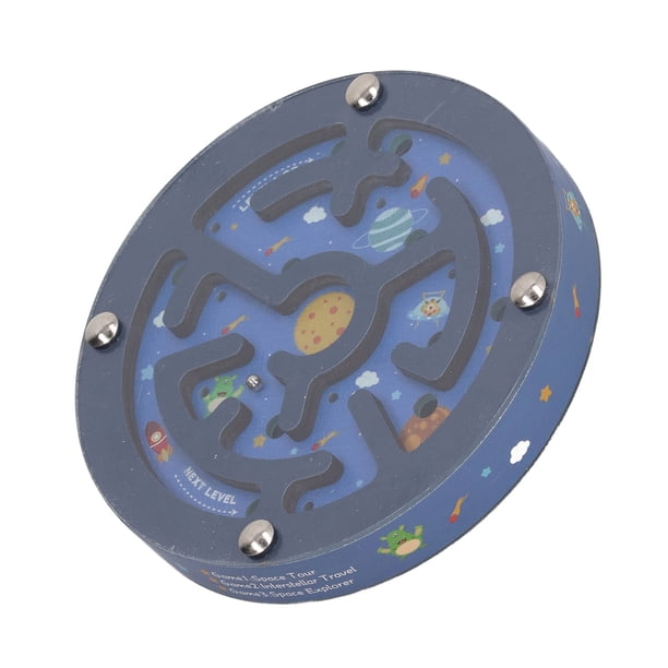 Juego de Laberinto de Equilibrio Juego de Rompecabezas de Laberinto de Equilibrio de Abedul de Doble Cara Juego de Mesa de Rompecabezas Educativo Portátil para Niños ANGGREK Otros