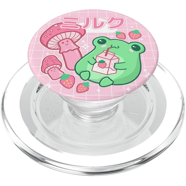 Grip para teléfono móvil Kawaii Frog Aesthetic Co MagSafe PopGrip