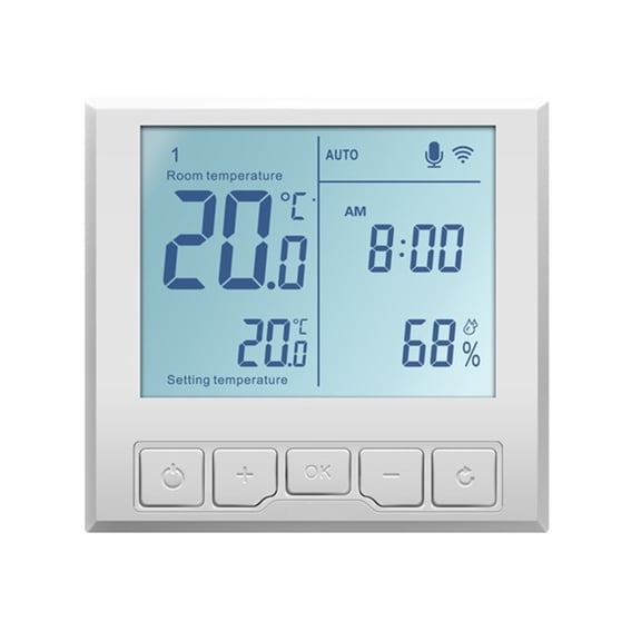 Smart Thermostat Temperature Controller For Gas Boiler Electric Underfloor Heating Humidity Display ,Upgrade Function