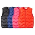 thumbnail image 6 of Godderr Boys Girls Winter Vest Jacket for Baby Kids,Fall Winter Padded Outerwear Warm Waistcoat Down Sleeveless Coats for 2-10 Years, 6 of 6
