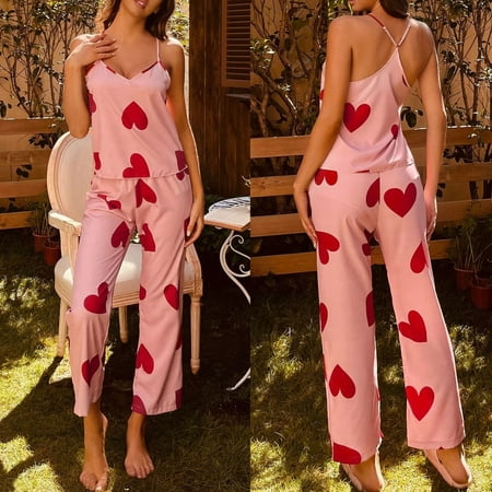 

Sling Pajamas Nightdress Lingerie Women Underwear Sleepwear Printed Nightdress