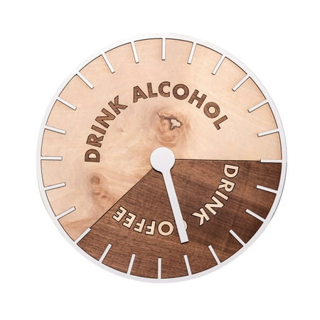 

Hfyihgf The Drink O Clock Drinking Coffee Management Clock Ornaments Pendant Decoration