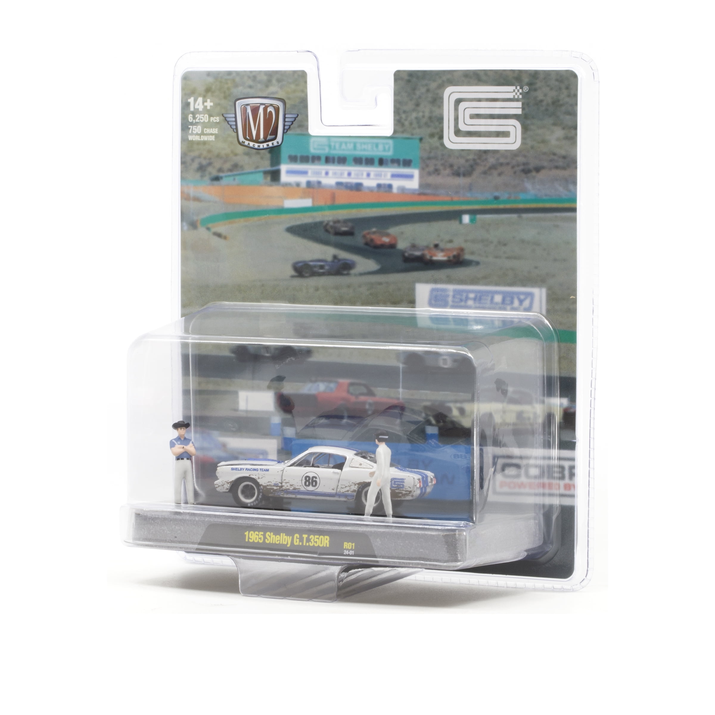 (4 pack) M2 Machines Diorama Auto-Figs Diecast Toy Cars & Truck (Vehicle and Figurines, Styles May Vary)