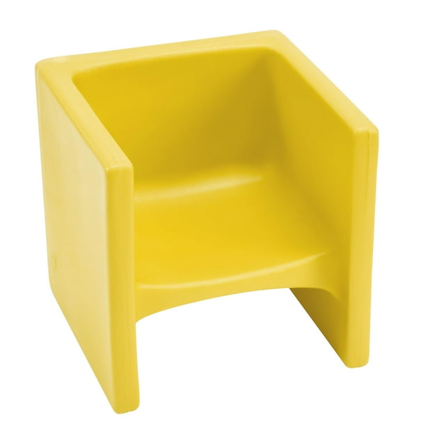 childrens Factory cube chair Yellow cF910 010 Flexible Seating