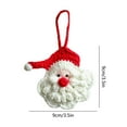 thumbnail image 6 of KOYPTL Crochet Christmas Tree Decorations for Home Decor Handmade Fabric Snowflakes Santa Sweater Tree Stocking Christmas Pendant,Christmas Hanging Ornament for Xmas Tree Holiday Decor Xmas Gifts, 6 of 6