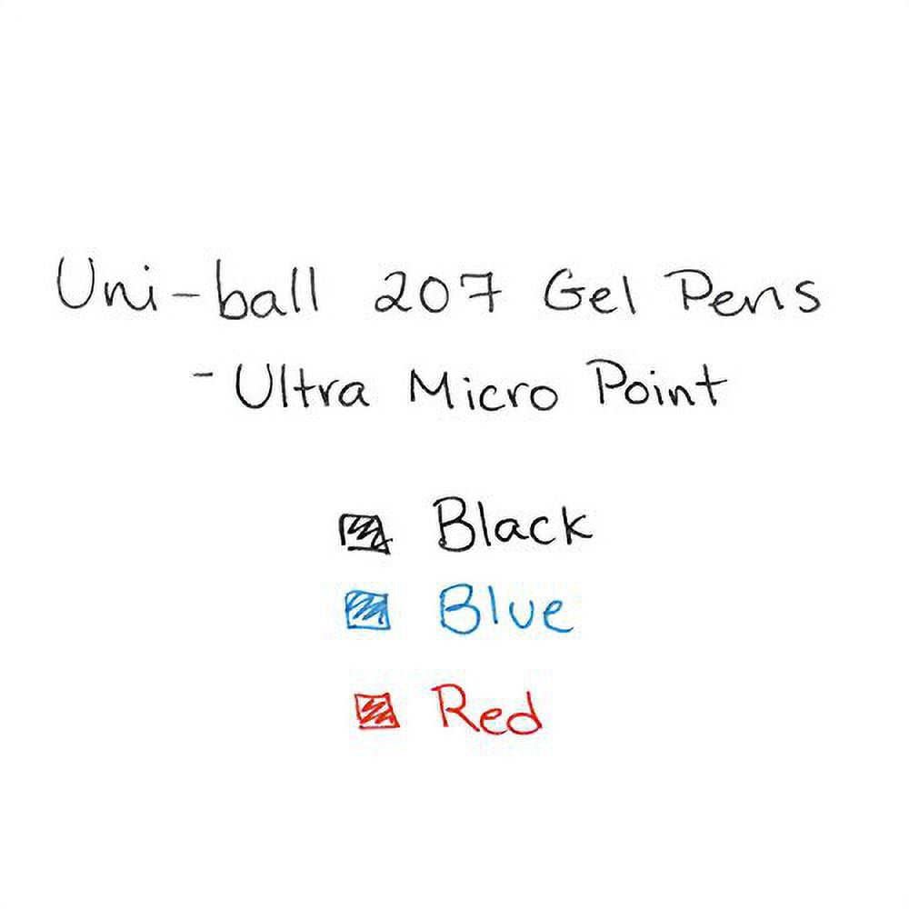 SAN1790923 - Uni-Ball Signo 207 Gel Pen;12 Total