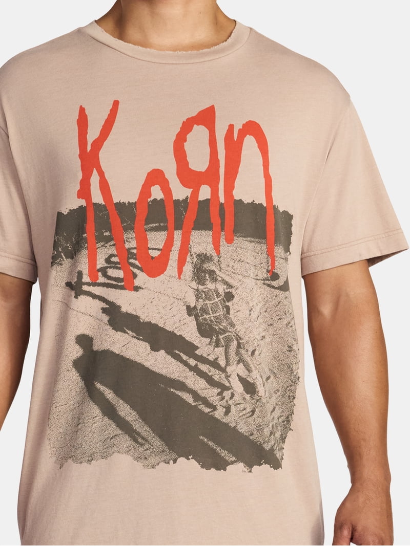 KoRn Men's and Big Men's Boxy Fit Graphic Tee, Sizes XS-5XL