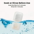 thumbnail image 6 of Oneisall 4 Pack Cat Water Fountain Replacement Filter for CW-05/CW-04 Cat Fountain, White, 6 of 6
