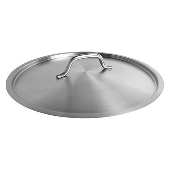 32 Qt Stainless Steel Stock Pot Lid - 15" Heavy Duty Cover, NSF Certified