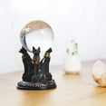thumbnail image 5 of Crystal Ball Display Stand Metal Holder for Spheres and Decorative Glass Orbs Home Office Desktop Ornament Base 3x3x3 Inch, 5 of 7