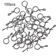 thumbnail image 2 of Snaps Hook Swivel Snaps For Hooks 100pcs For Hooks Lures For Trout Sunfish, 2 of 9