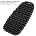 thumbnail image 1 of Placa De Soporte Lateral De Motocicleta De Plástico ABS, Almohadilla De Soporte Negra Con Patrón Trasero, Universal Para Estacionamiento En Suelo Blando, 1 of 7