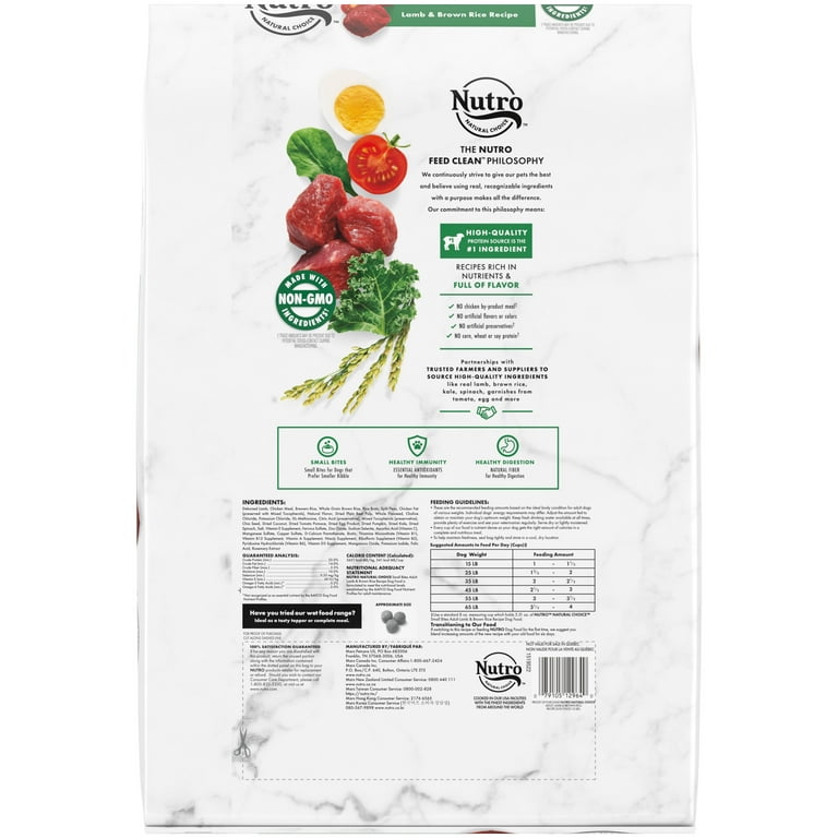 Nutro lamb and rice small bites 30 lbs hotsell