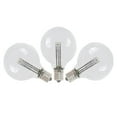 thumbnail image 4 of Novelty Lights Warm White Glass G40 Globe Hanging LED String Light Replacement Bulbs E12 Candelabra Base, 4 of 6