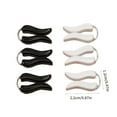 thumbnail image 5 of WINDLAND Set of 6 Convenient Scarves Fixing Clasp Plastic Scarf Clip Ornament for Women, 5 of 7