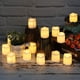 thumbnail image 5 of ER Juego de 24 velas votivas sin llama, F parpadeante eléctrica sin llama brillar Electrónica, 5 of 5