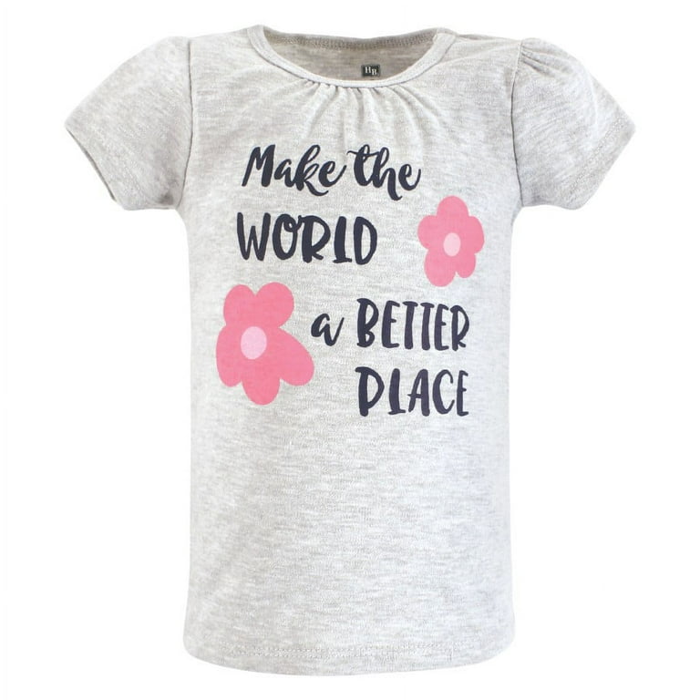 Hudson Baby Infant and Toddler Girl Short Sleeve T-Shirts