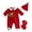 Red, variant on WUANDIXFA Baby Boy Christmas Clothes Velvet Santa Romper Set with Hat & Mittens Long Sleeve Zipper Jumpsuit,Red,1-3 Months