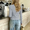 thumbnail image 6 of Mooqilaa Girls Long Sleeve Tops, Summer Basic Crew Neck Casual Girls T-shirts Gray Size 3-4 T, 6 of 8
