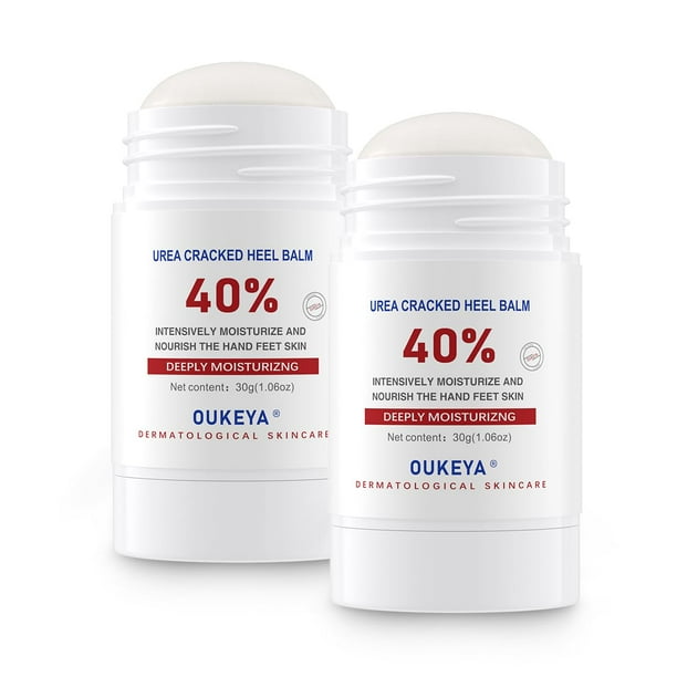 Crema de urea en barra OUKEYA 40% para tratamiento de talones secos y agrietados