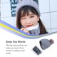 thumbnail image 4 of Qarigey Gorros de invierno para mujer, gorros decorativos a la moda, gorro grueso, bufanda, cuello de piezas de punto de ganchillo encantador Sombreros Gris Qarigey  AP010453-04, 4 of 6