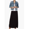 thumbnail image 6 of TheMogan Women's S~3X Casual Draped Jersey Foldable Waist Relaxed Long Maxi Skirt, 6 of 7