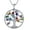 10k White Gold, variant on Nana Mothers Tree of Life Birthstone Necklace & CZ Bezel Female Adult in - 10k- White Gold - Stone 3