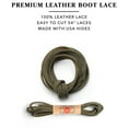 thumbnail image 7 of Cobbler's Choice Leather Boot Lace - 54 Inches - Olive, 7 of 7